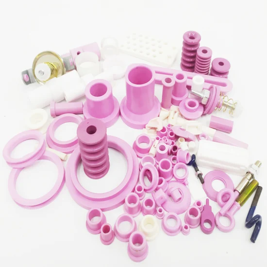 Ojal de cerámica de alúmina rosa para máquina textil